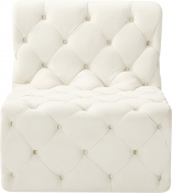 680Cream-Armless alternate view 4
