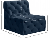 680Navy-Armless Dim