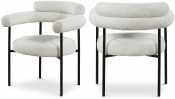 879Cream-C Double Chair