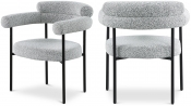 879Grey-C Double Chair