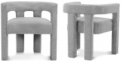 864Grey-C Double Chair