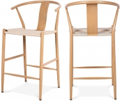 894Oak-C Double Chair