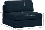 681Navy-Armless Dim