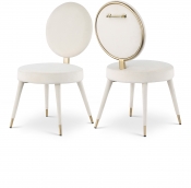 580Cream-C Double Chair