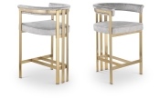 596Grey-C Double Chair