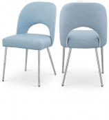 999LtBlu-C Double Chair