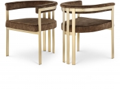 595Brown-C Double Chair