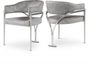 554Grey-C Double Chair