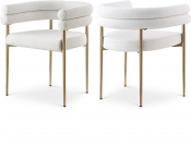804Cream-C Double Chair