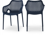329Navy Double Chair