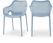 329SkyBlue Double Chair