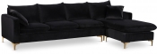 636Black-Sectional