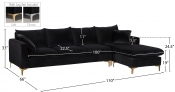 636Black-Sectional Dim