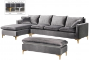 636Grey-Sectional alternate view 1