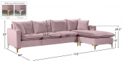 636Pink-Sectional Dim