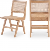 588Natural-SC Double Chair