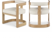 592Cream-C Double Chair