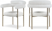 871Cream-C Double Chair