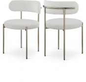 887Cream-C Double Chair