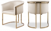 758Cream-C Double Chair