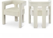 889Cream-C Double Chair