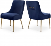 744Navy Double Chair