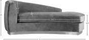 621Grey-Chaise Dim