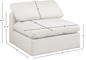 188Cream-Armless Dim