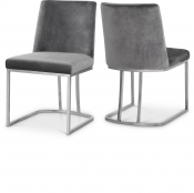 728Grey-C Double Chair