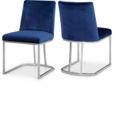 728Navy-C Double Chair