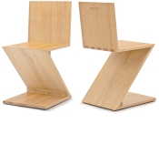 957Natural-C Double Chair