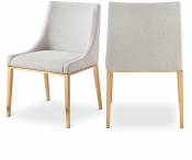 885Beige-C Double Chair