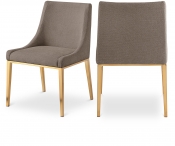 885Brown-C Double Chair