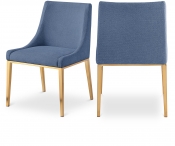 885Navy-C Double Chair