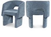 439LtBlu-C Double Chair