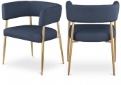 534Navy-C Double Chair