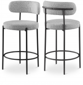 877Grey-C Double Chair