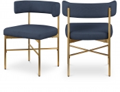 926Navy-C Double Chair
