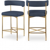 927Navy-C Double Chair