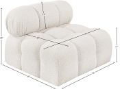 611Cream-Armless Dim