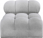 611Grey-Armless alternate view 3