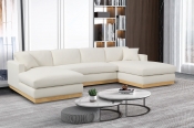 687Cream-Sectional alternate view 1