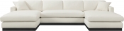 689Cream-Sectional alternate view 4