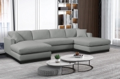 689Grey-Sectional alternate view 1