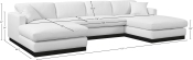 689White-Sectional Dim