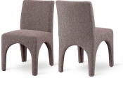 753Brown-C Double Chair