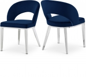 764Navy-C Double Chair