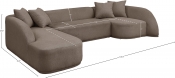 685Brown-Sectional Dim