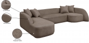 685Brown-Sectional Infographic