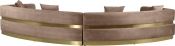 694Brown-Sectional alternate view 5